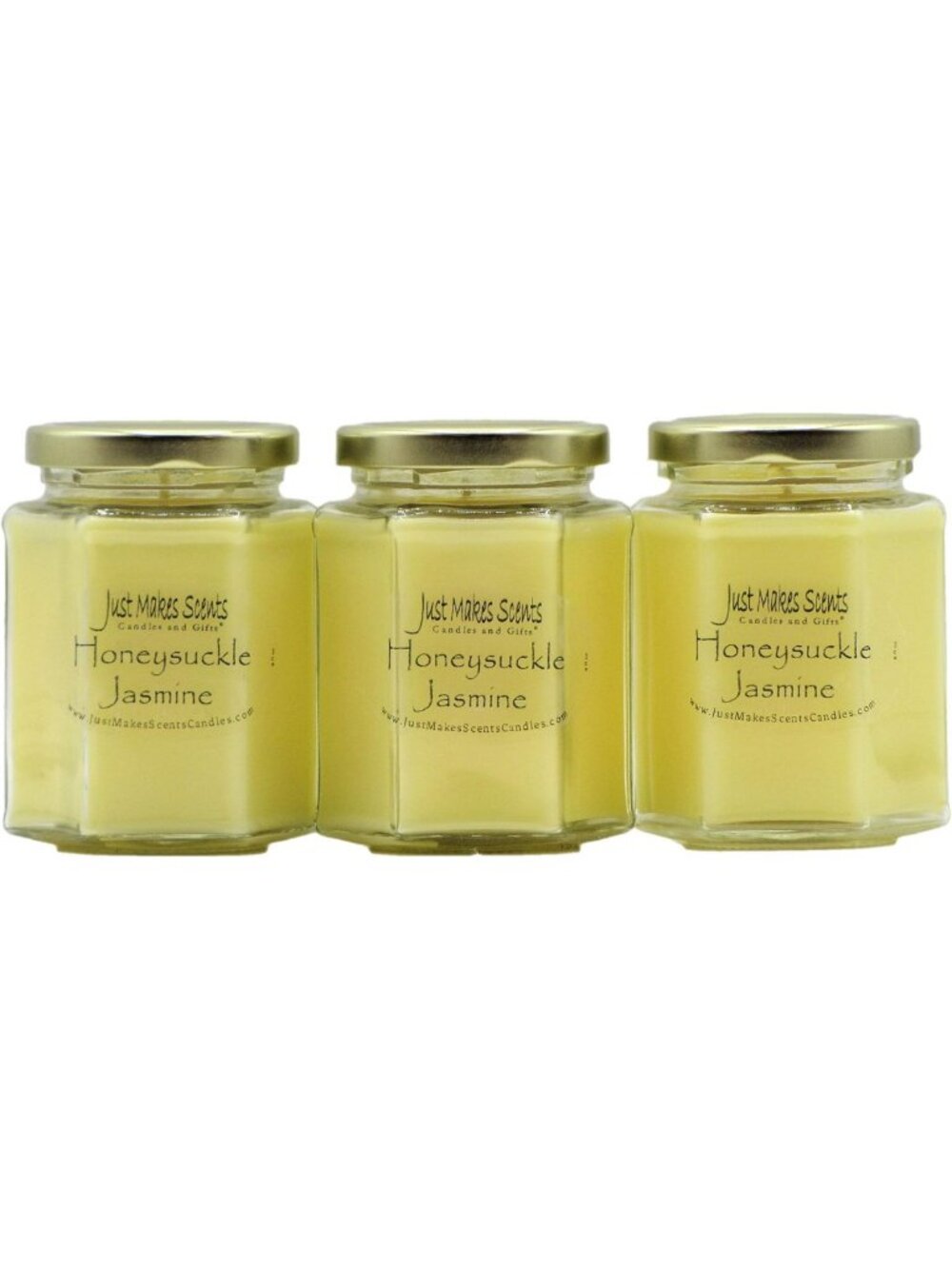 3 Pack Honeysuckle Jasmine Floral Fragrance | Hand Poured Spring/Summer Scents